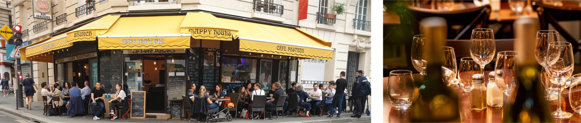 Le restaurant - Le Petit Pasteur - restaurant Paris - Bar Paris 15ème